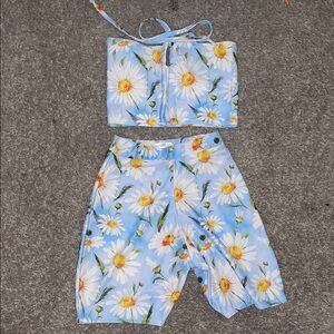 BABYDOLL CLOTHING FLORAL  Two-Piece Set